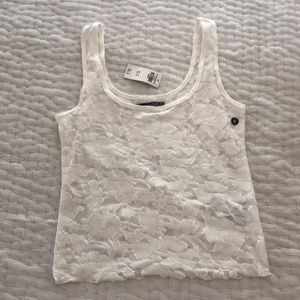 Abercrombie and Fitch jacquard tank